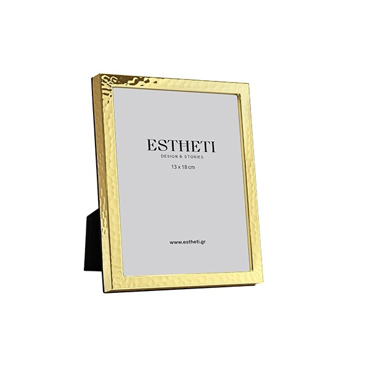 ESTHETI home Κορνίζα Μεταλλική Χρυσή 13x18cm 815-00188